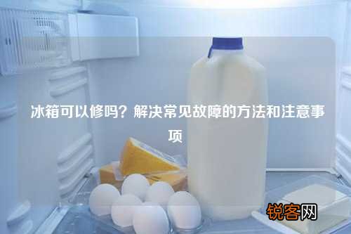 冰箱可以修吗？解决常见故障的方法和注意事项