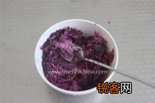 紫薯冻芝士的做法