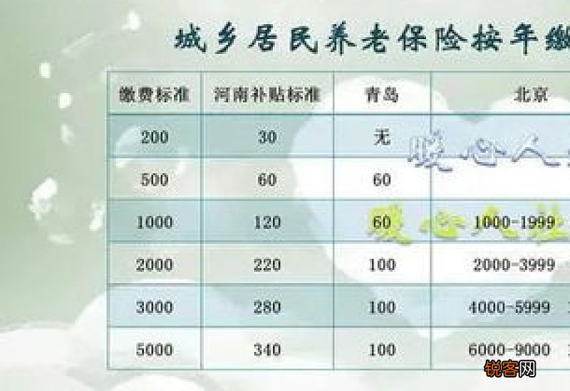 个人去缴纳养老保险，大约一年的费用有多少钱？