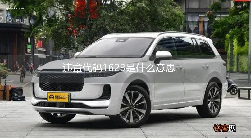 违章代码1623是什么意思