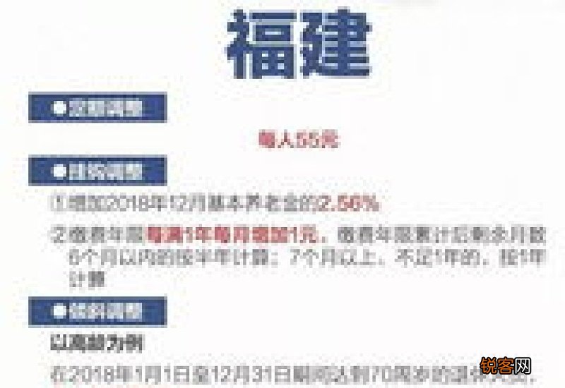 2022年福建省养老金上调方案公布！你退休后能领多少钱？