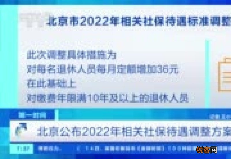 2022年北京养老金调整方案细则 北京退休人员涨工资2022年最新消息