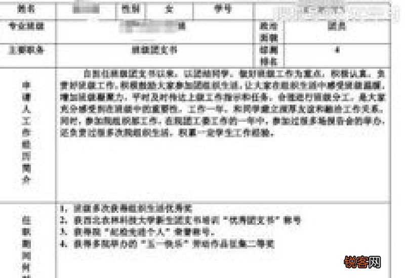 优秀班干部申请书