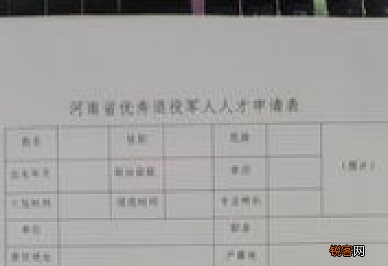 退伍申请书