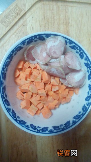 腊肠地瓜饭的做法