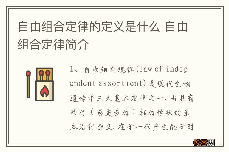 自由组合定律的定义是什么 自由组合定律简介