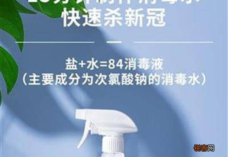 用醋自制消毒水