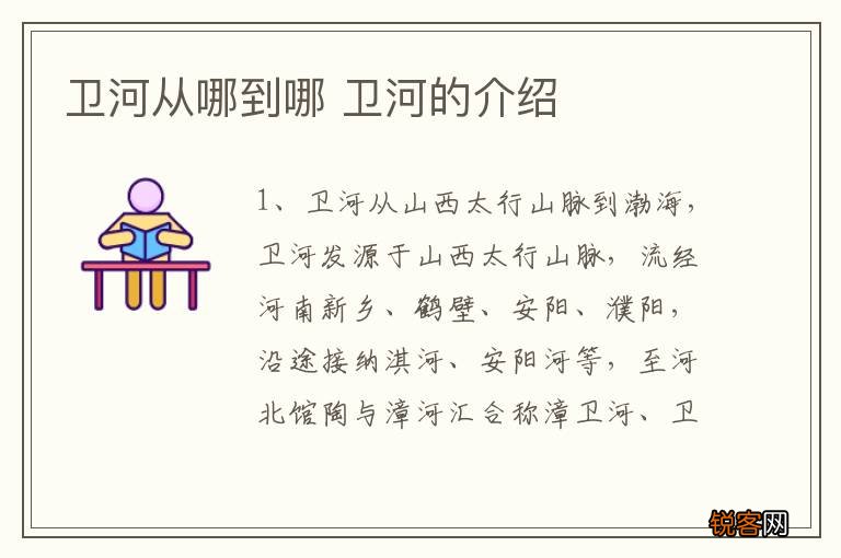 卫河从哪到哪 卫河的介绍