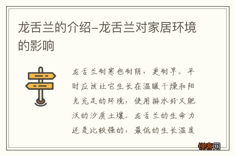 龙舌兰的介绍-龙舌兰对家居环境的影响