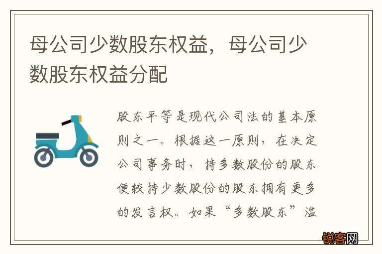 母公司少数股东权益，母公司少数股东权益分配