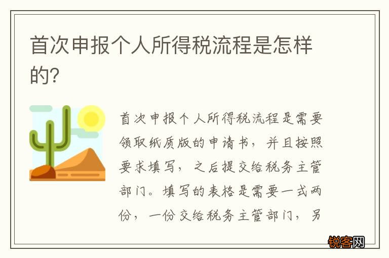 首次申报个人所得税流程是怎样的？