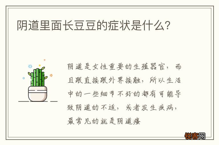 阴道里面长豆豆的症状是什么？
