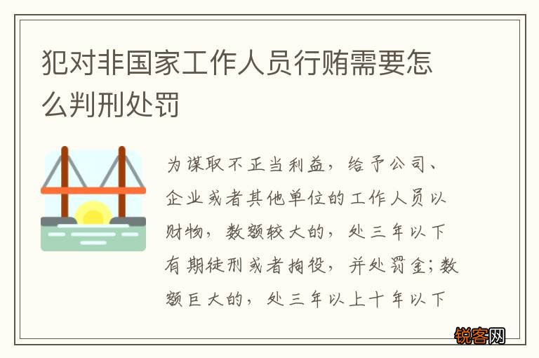 犯对非国家工作人员行贿需要怎么判刑处罚