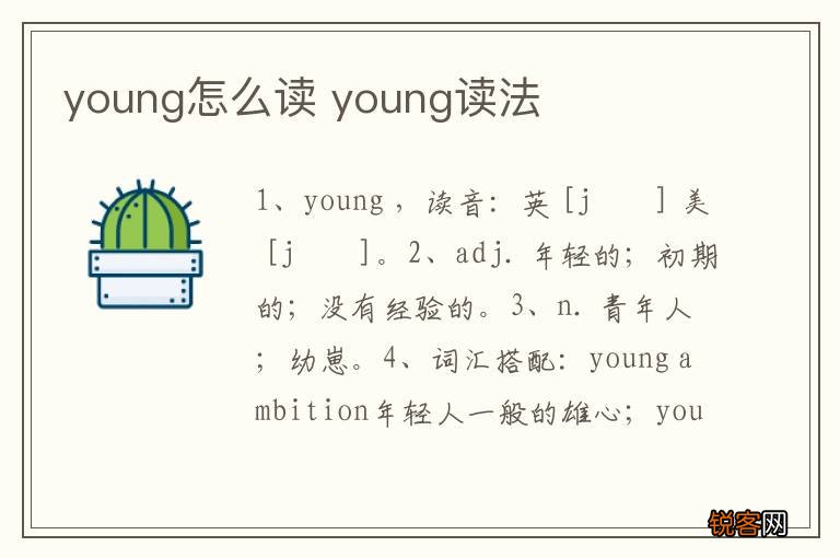 young怎么读 young读法
