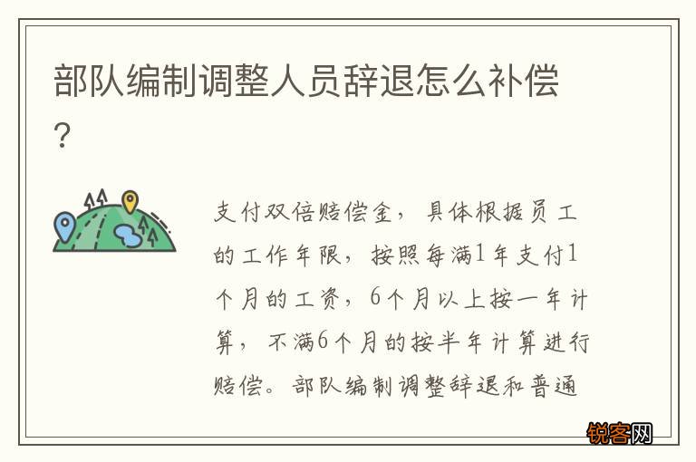 部队编制调整人员辞退怎么补偿?