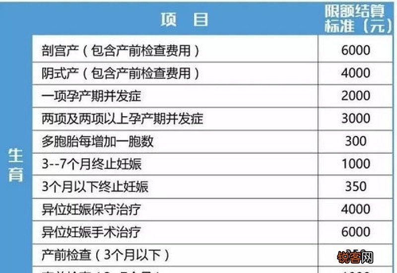 烟台生育报销能报多少