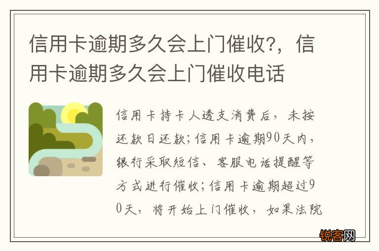 信用卡逾期多久会上门催收?，信用卡逾期多久会上门催收电话