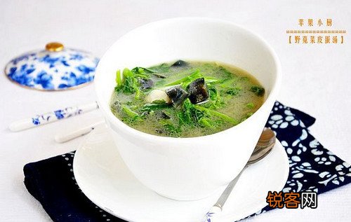 野苋菜皮蛋汤
