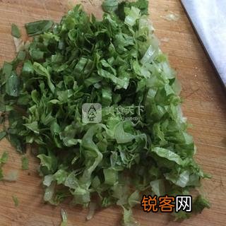 生菜鸡蛋饼的做法