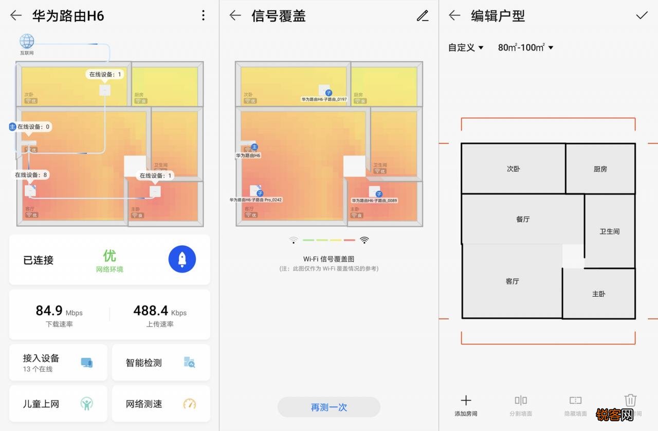 千兆网无死角覆盖 华为路由H6安装说明