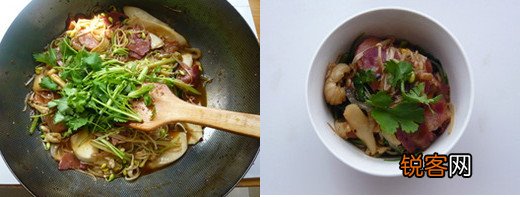 鱿鱼炒培根