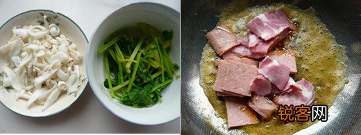 鱿鱼炒培根