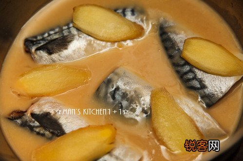 味噌鲭鱼煮