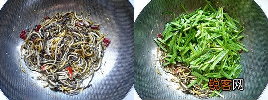 韭菜炒鳝丝
