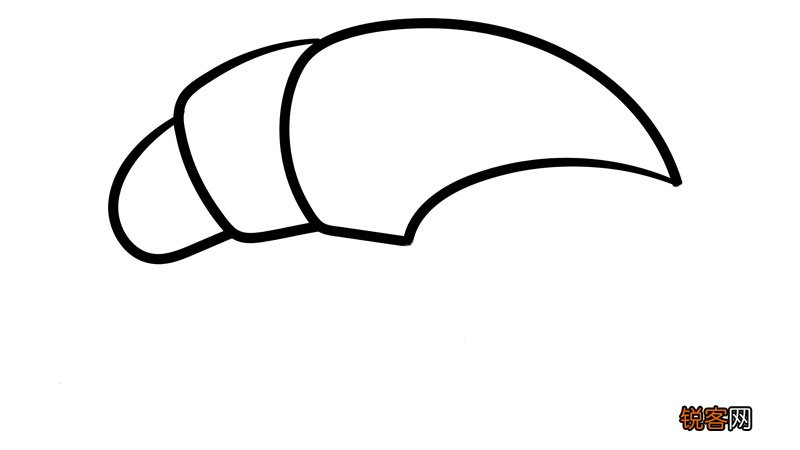牛角包简笔画 牛角包简笔画怎么画