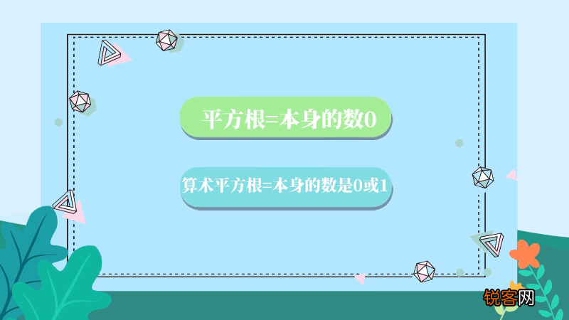 平方根和算术平方根的区别 平方根和算术平方根的差别