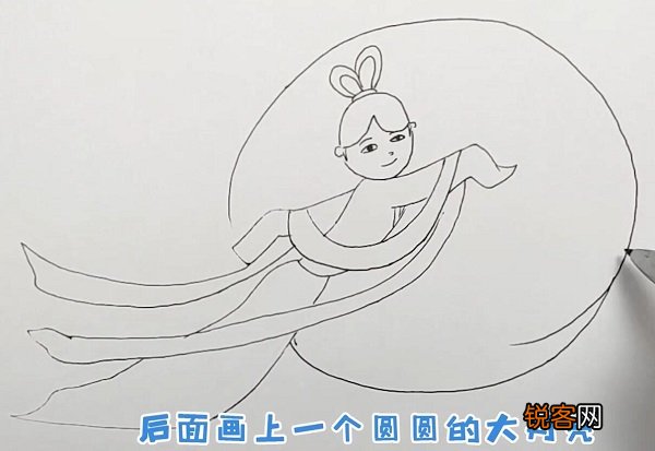 嫦娥简笔画 嫦娥怎么画