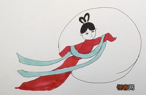 嫦娥简笔画 嫦娥怎么画