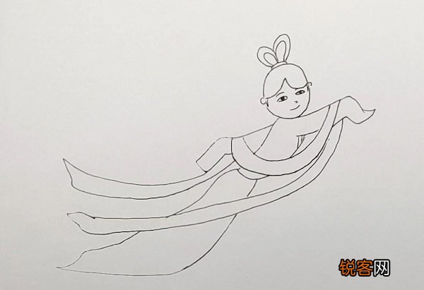 嫦娥简笔画 嫦娥怎么画