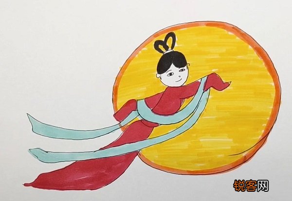 嫦娥简笔画 嫦娥怎么画