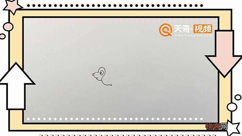 小刺猬简笔画