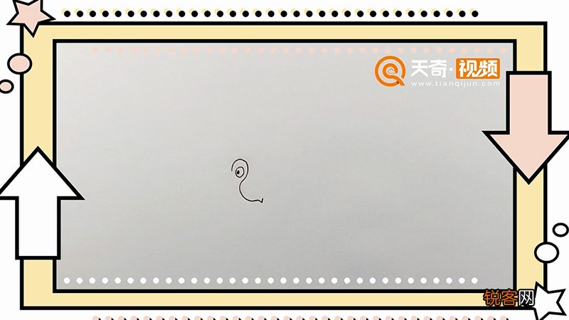 小刺猬简笔画