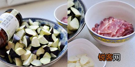 家常肉片烧茄块