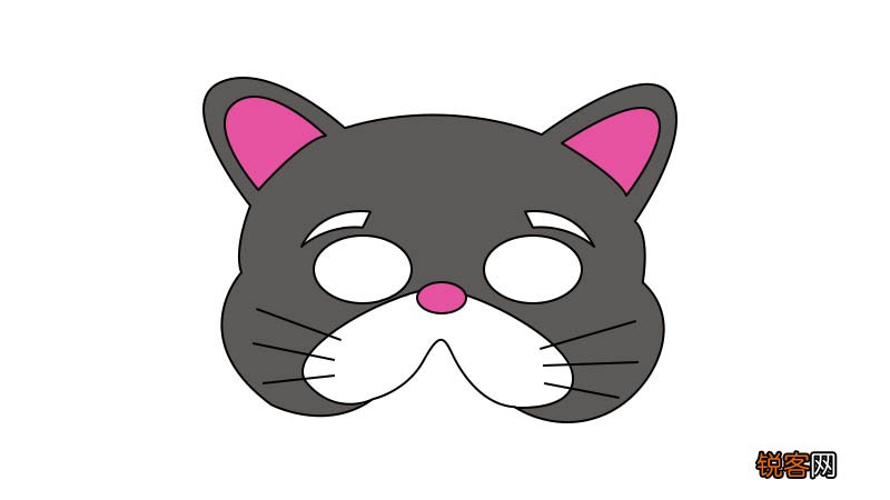 面具简笔画 面具的画法