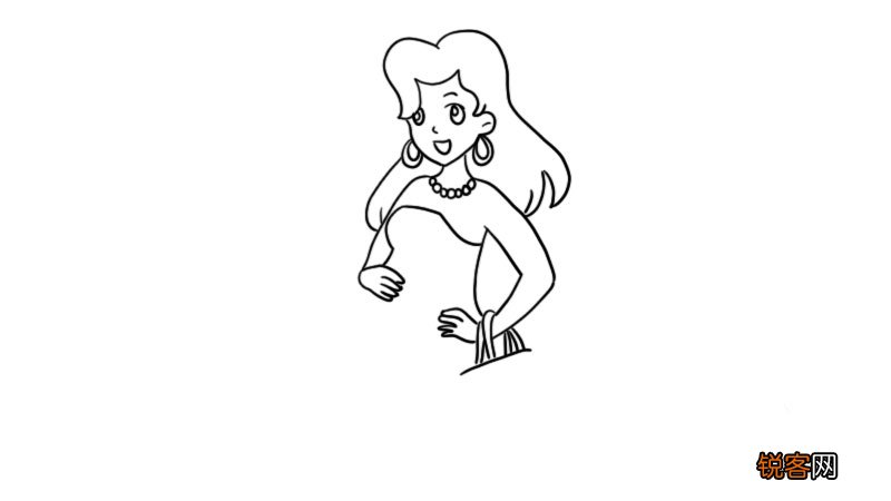 大肚孕妇简笔画 大肚孕妇的画法