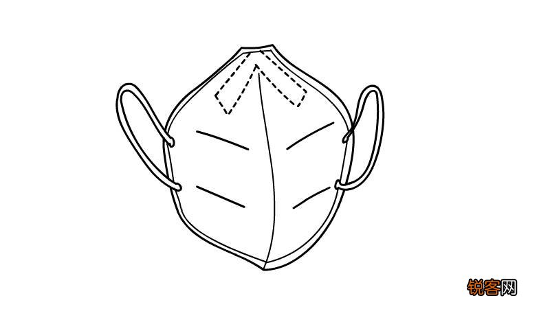n95口罩简笔画怎么画