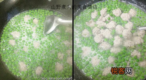 小豌豆肉丸汤