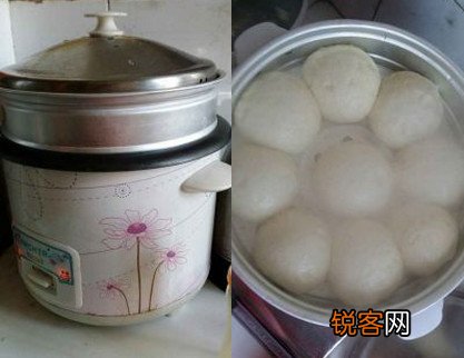 电饭锅蒸馒头