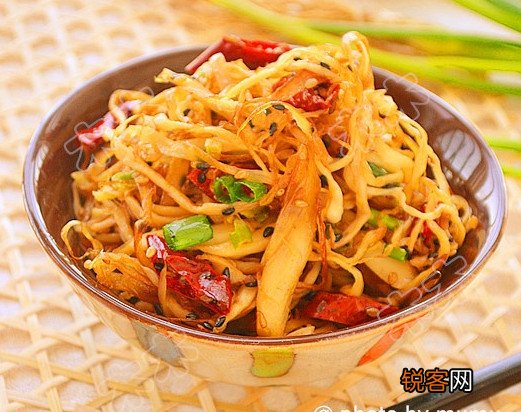 干煸杏鲍菇丝