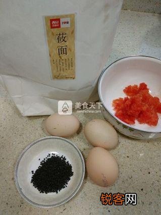 番茄鸡蛋莜面饼的做法