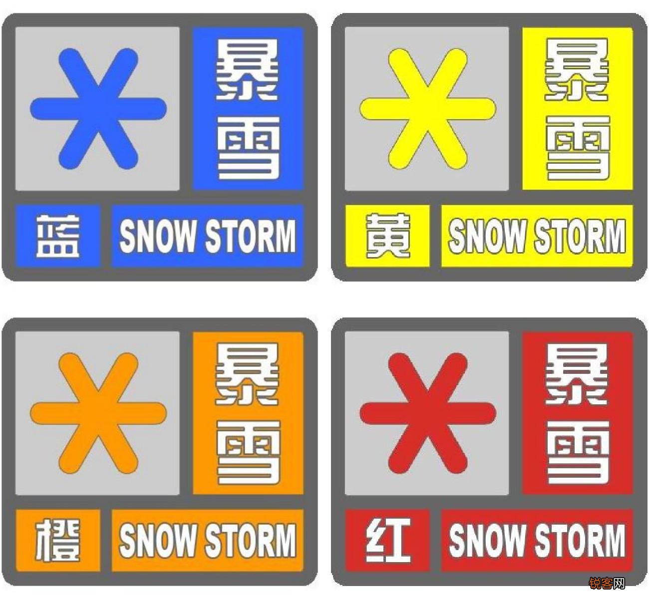 不同颜色的气象灾害预警信号代表什么 暴雨预警信号