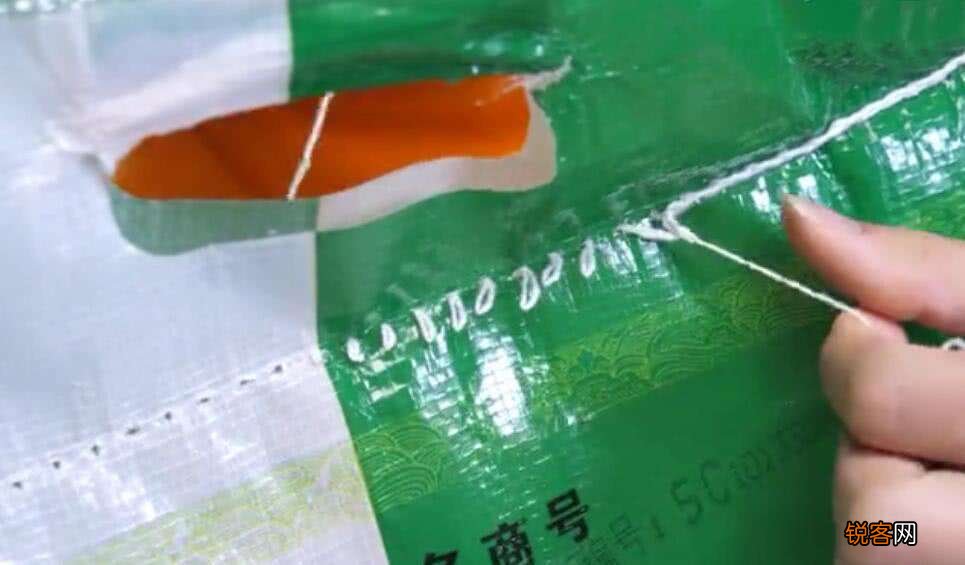 双针封口线怎么拆下来 大米袋子封口线怎么拆